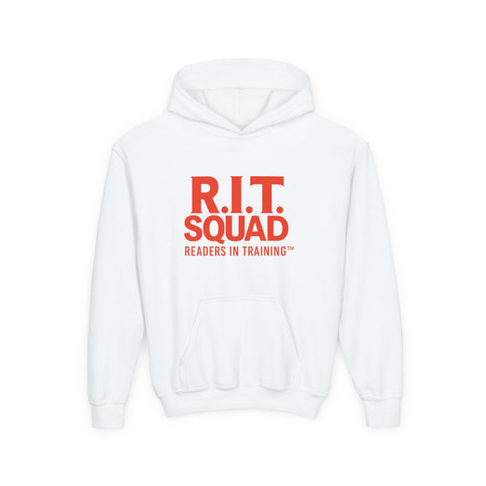 R.I.T. SQUAD Readers in Training™ Youth Hoodie – Red Squad Edition
