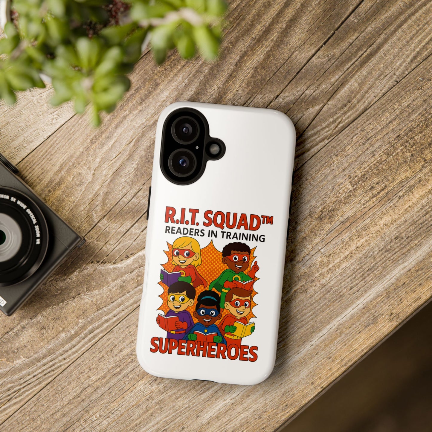 R.I.T. SQUAD™ Readers in Training Superheroes iPhone Case