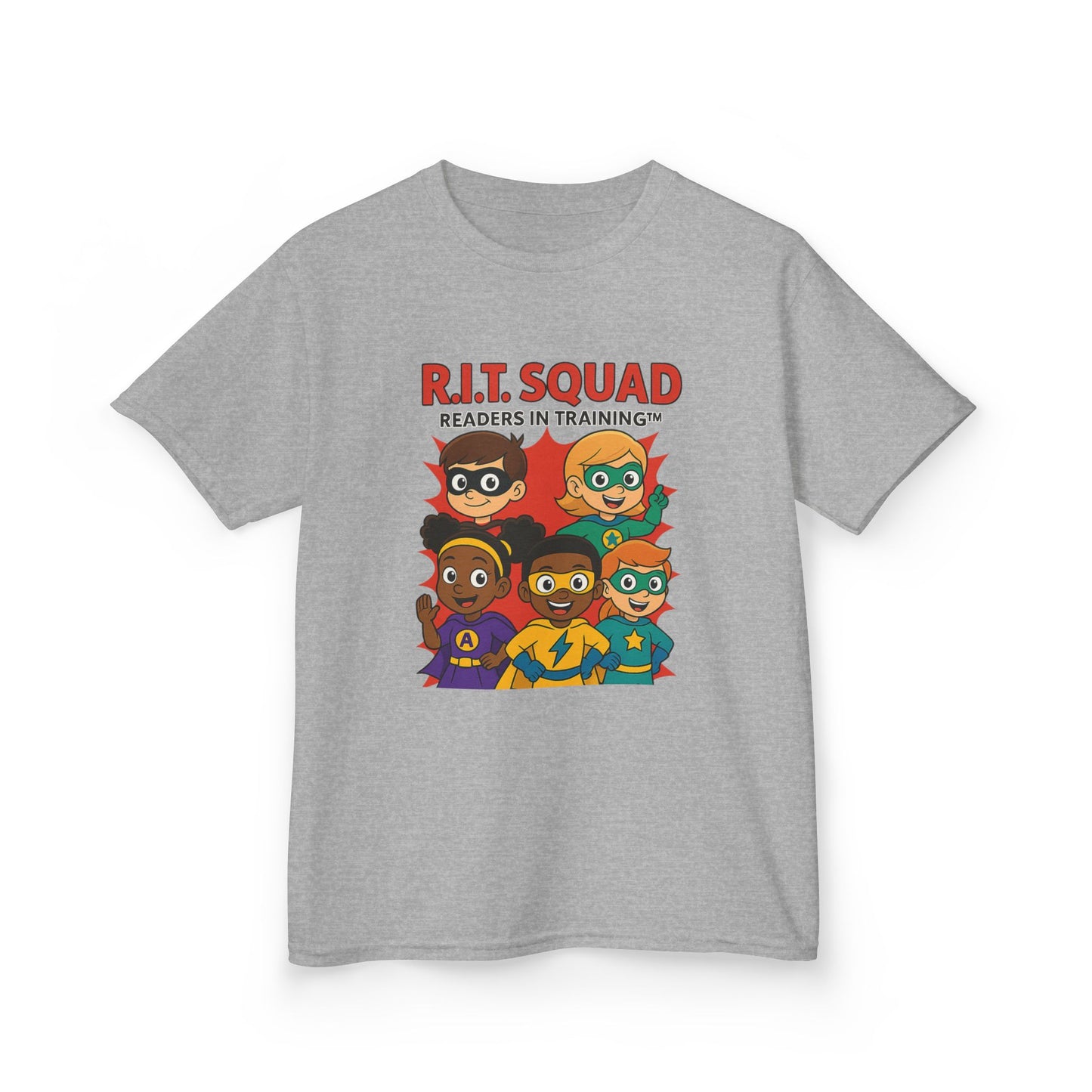 R.I.T. SQUAD™ Youth Superhero T-Shirt – Readers in Training™ Edition