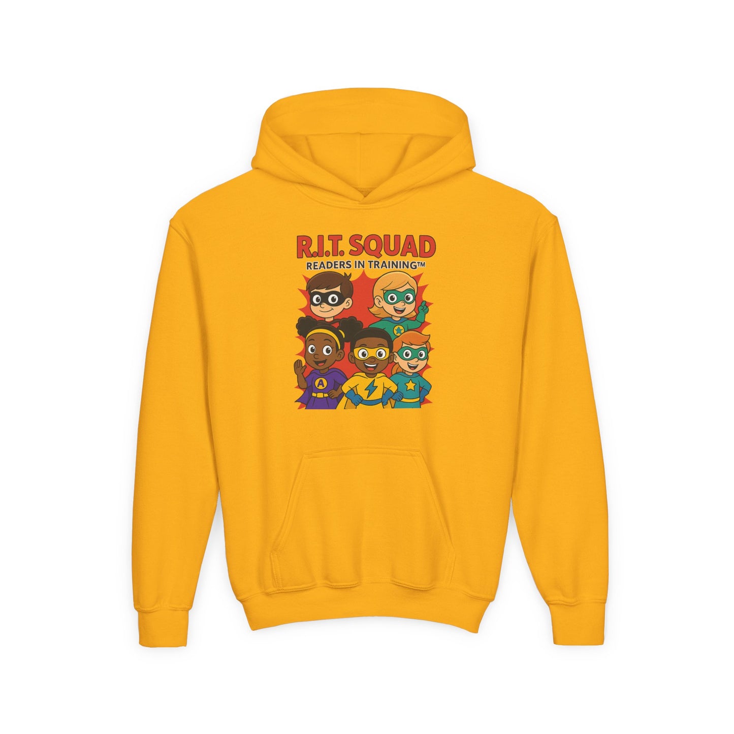 R.I.T. SQUAD™ Youth Superhero Hoodie – Readers in Training™ Edition