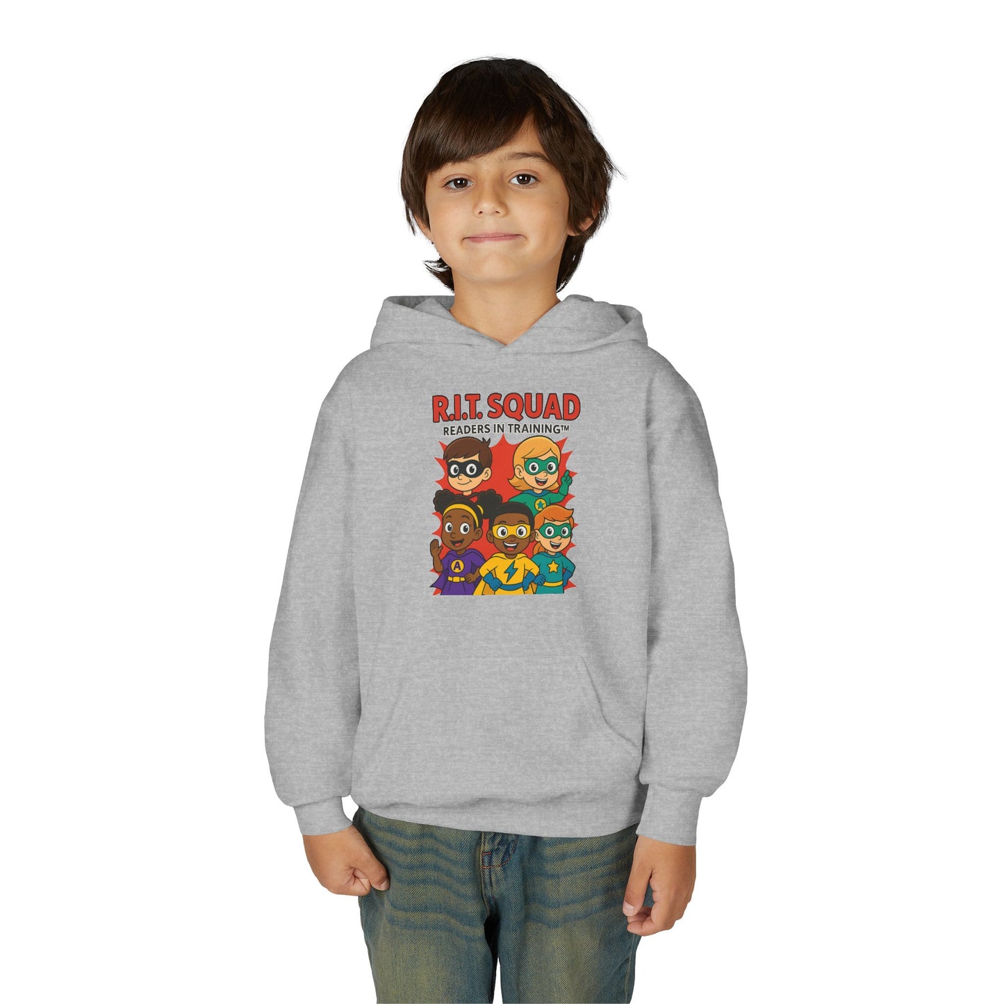 R.I.T. SQUAD™ Youth Superhero Hoodie – Readers in Training™ Edition