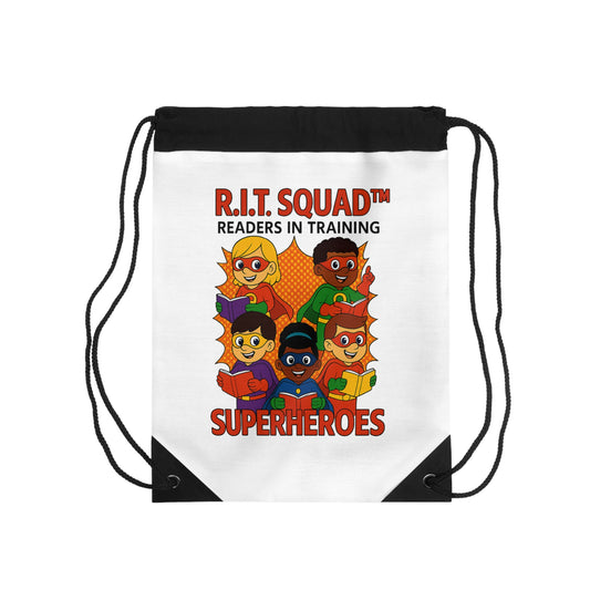 R.I.T. SQUAD™ Readers in Training™ “Superheroes  Drawstring Bag