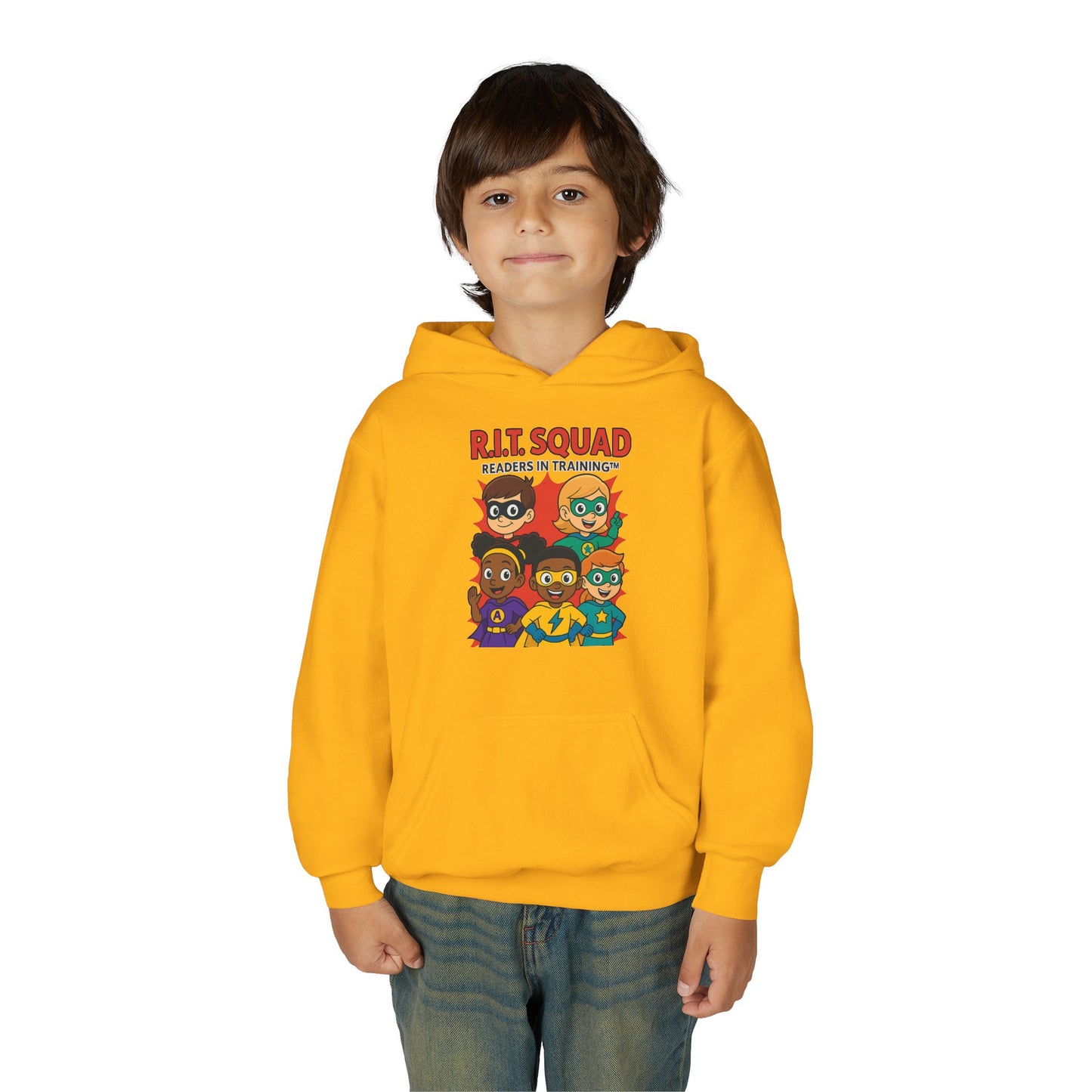 R.I.T. SQUAD™ Youth Superhero Hoodie – Readers in Training™ Edition
