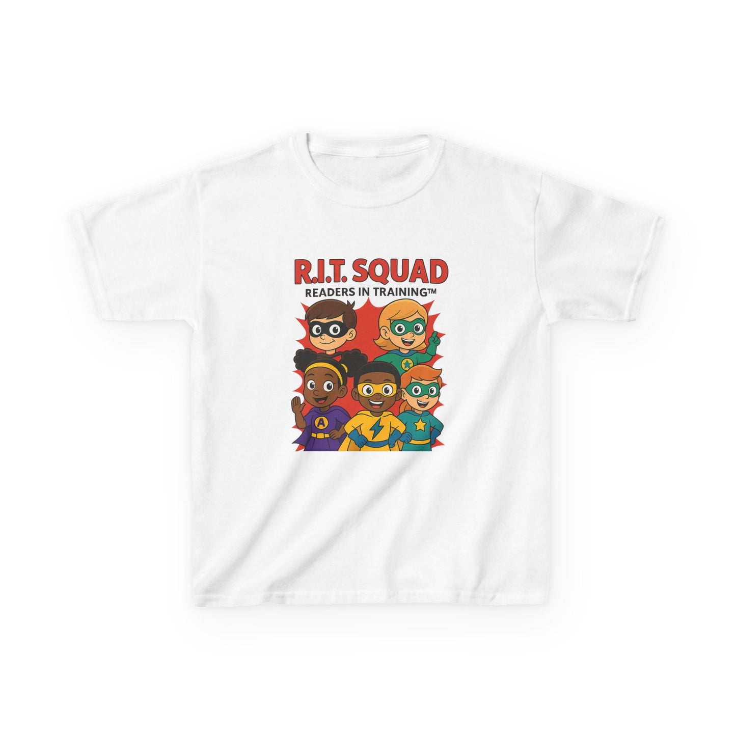 R.I.T. SQUAD™ Youth Superhero T-Shirt – Readers in Training™ Edition