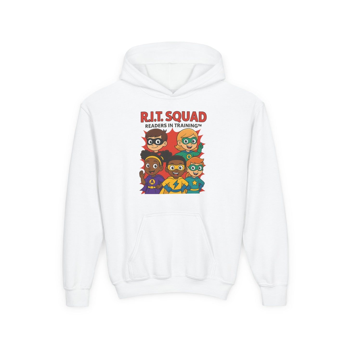 R.I.T. SQUAD™ Youth Superhero Hoodie – Readers in Training™ Edition