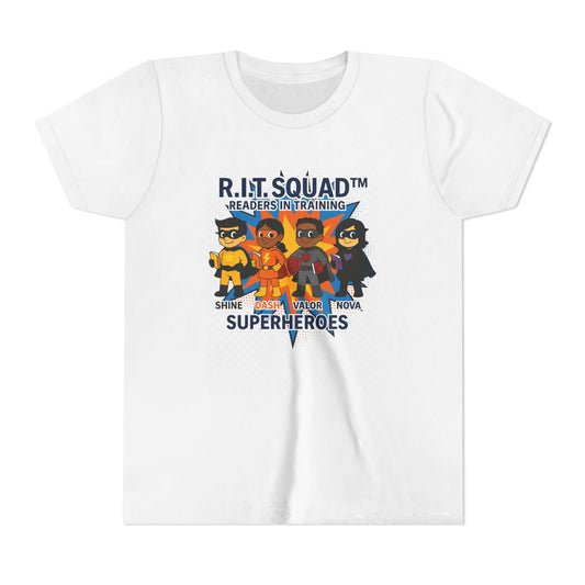 R.I.T. SQUAD™ Superheroes – Readers in Training Tee Graphic
