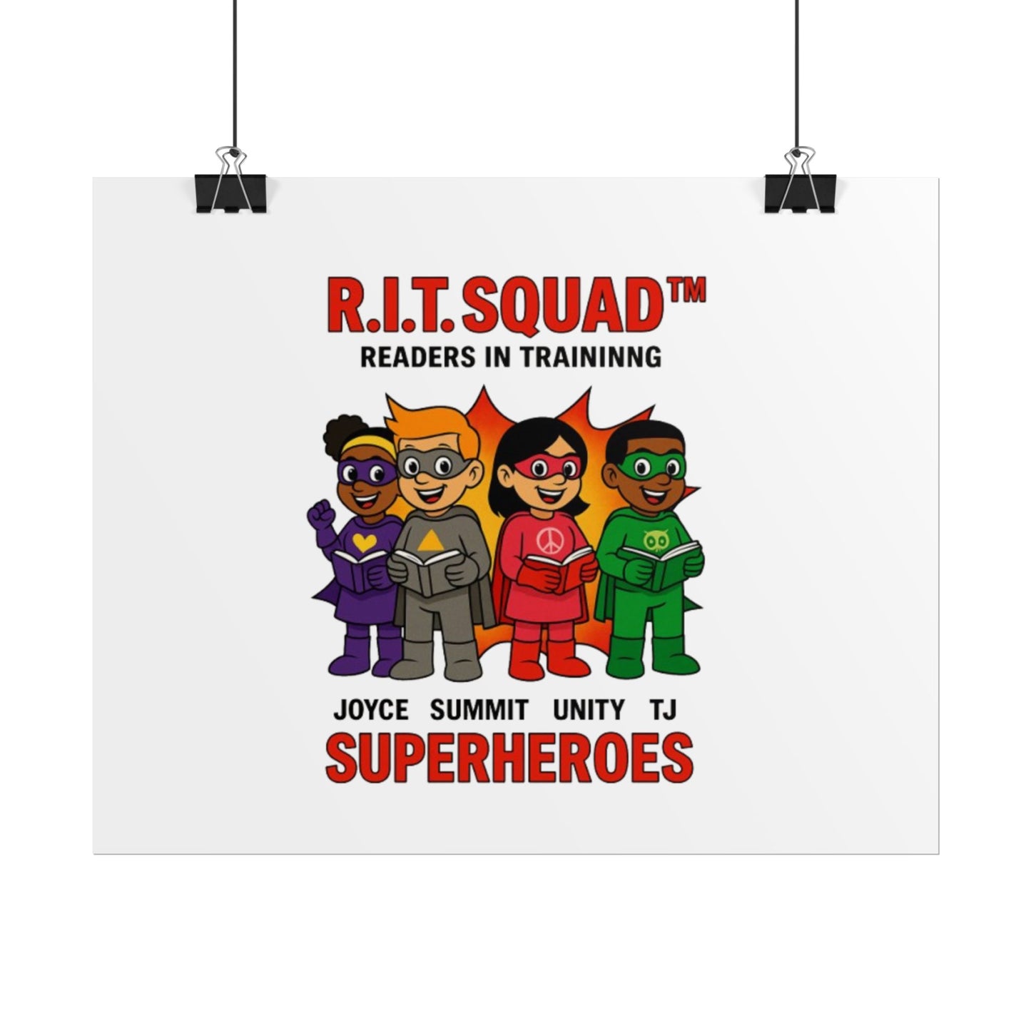 R.I.T. SQUAD Readers In Training™ Poster