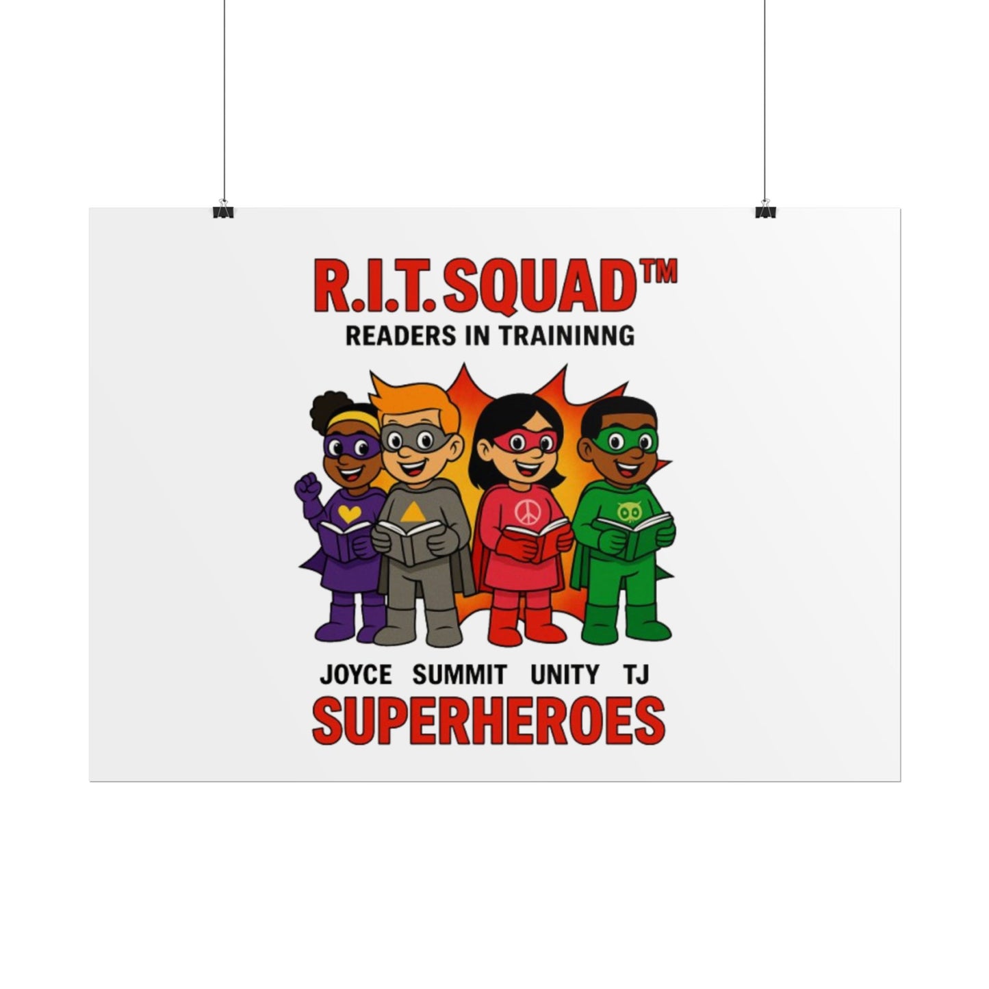 R.I.T. SQUAD Readers In Training™ Poster