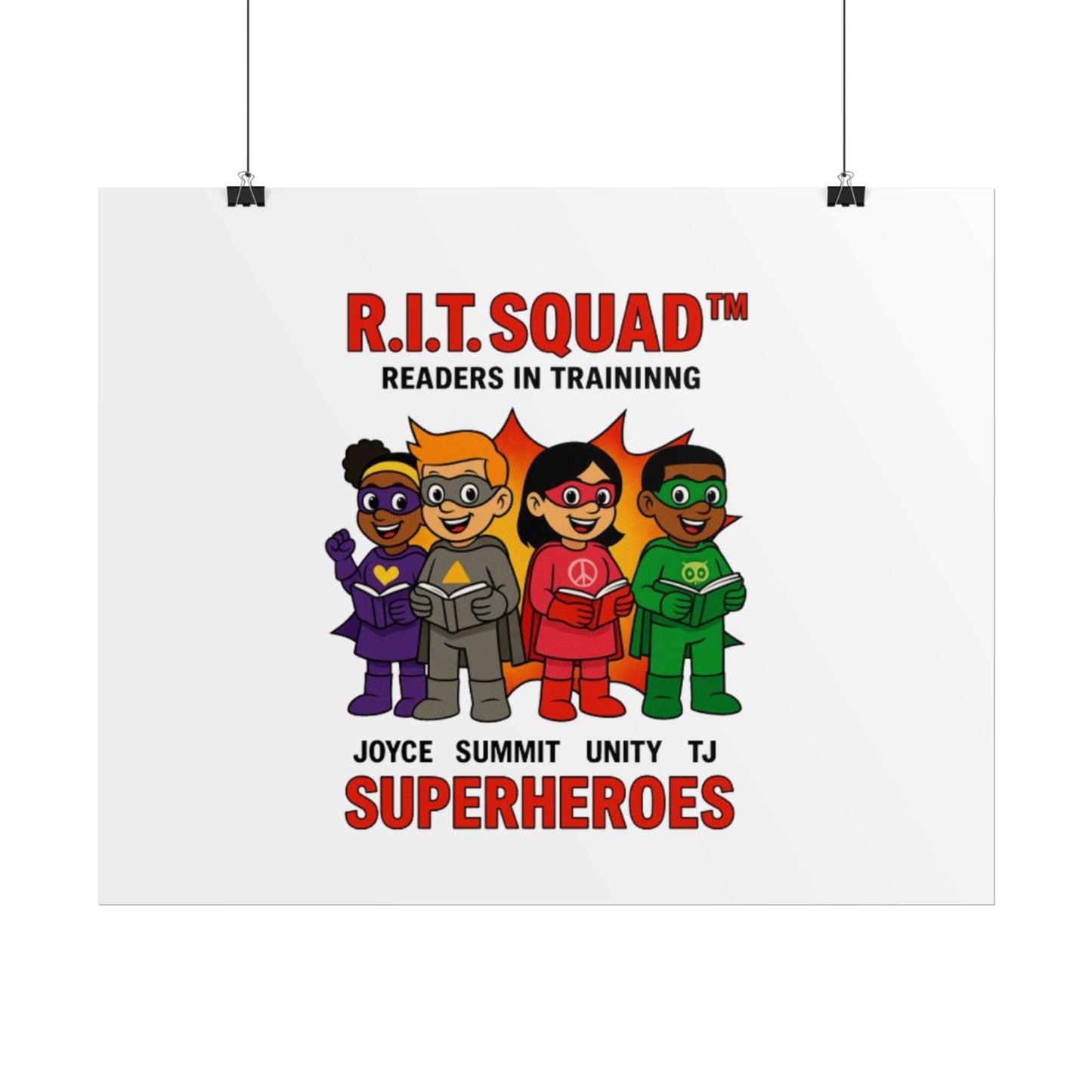 R.I.T. SQUAD Readers In Training™ Poster