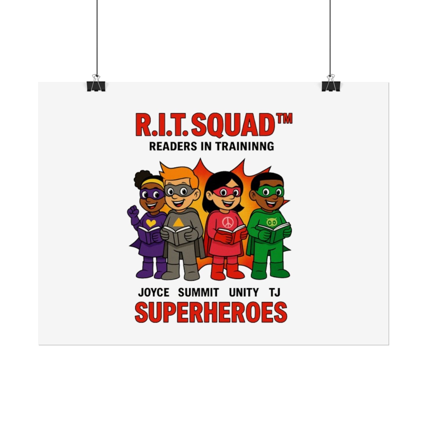 R.I.T. SQUAD Readers In Training™ Poster