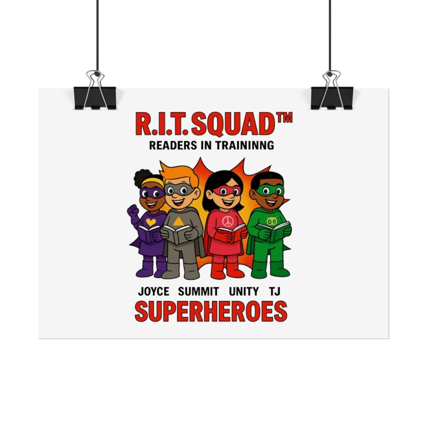 R.I.T. SQUAD Readers In Training™ Poster