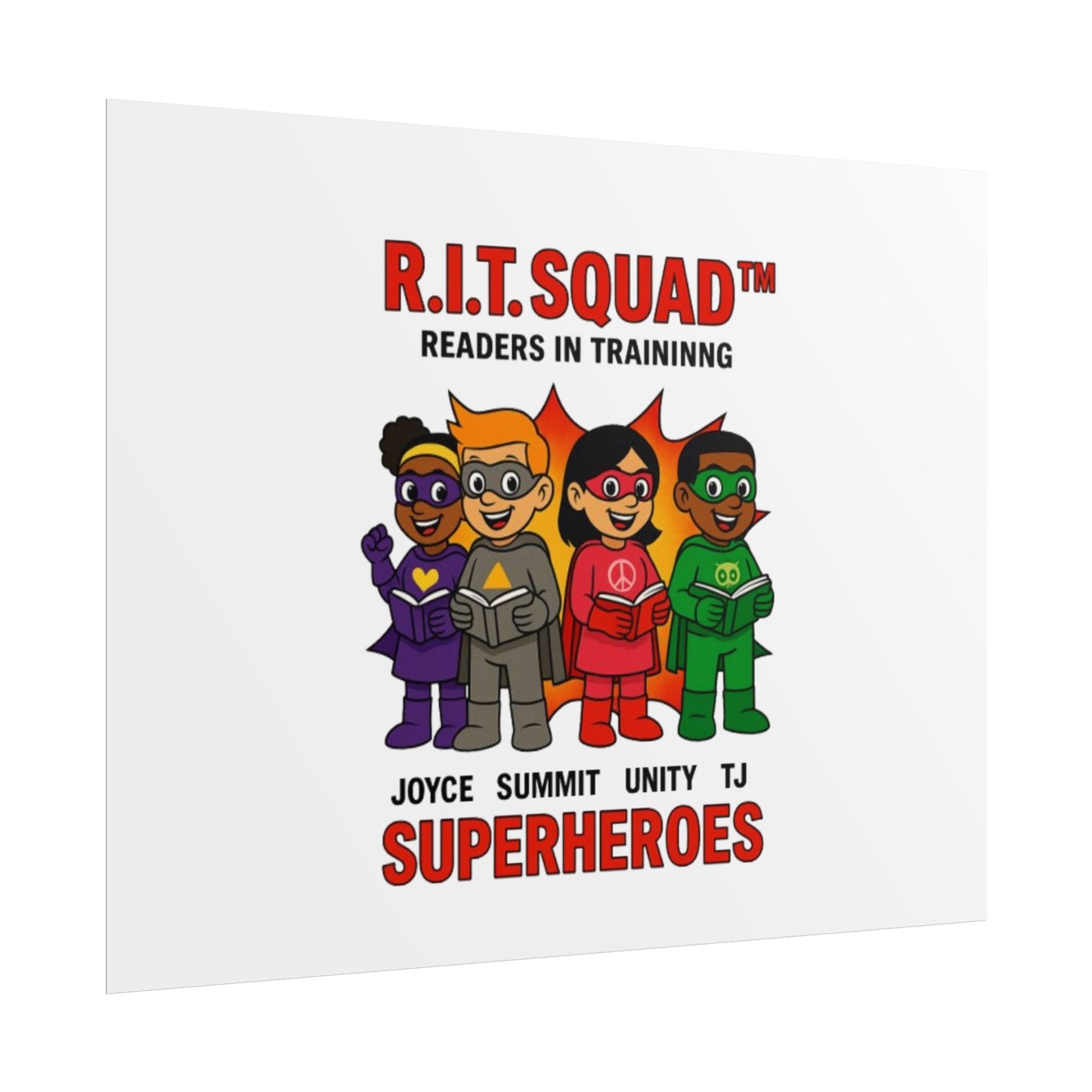 R.I.T. SQUAD Readers In Training™ Poster
