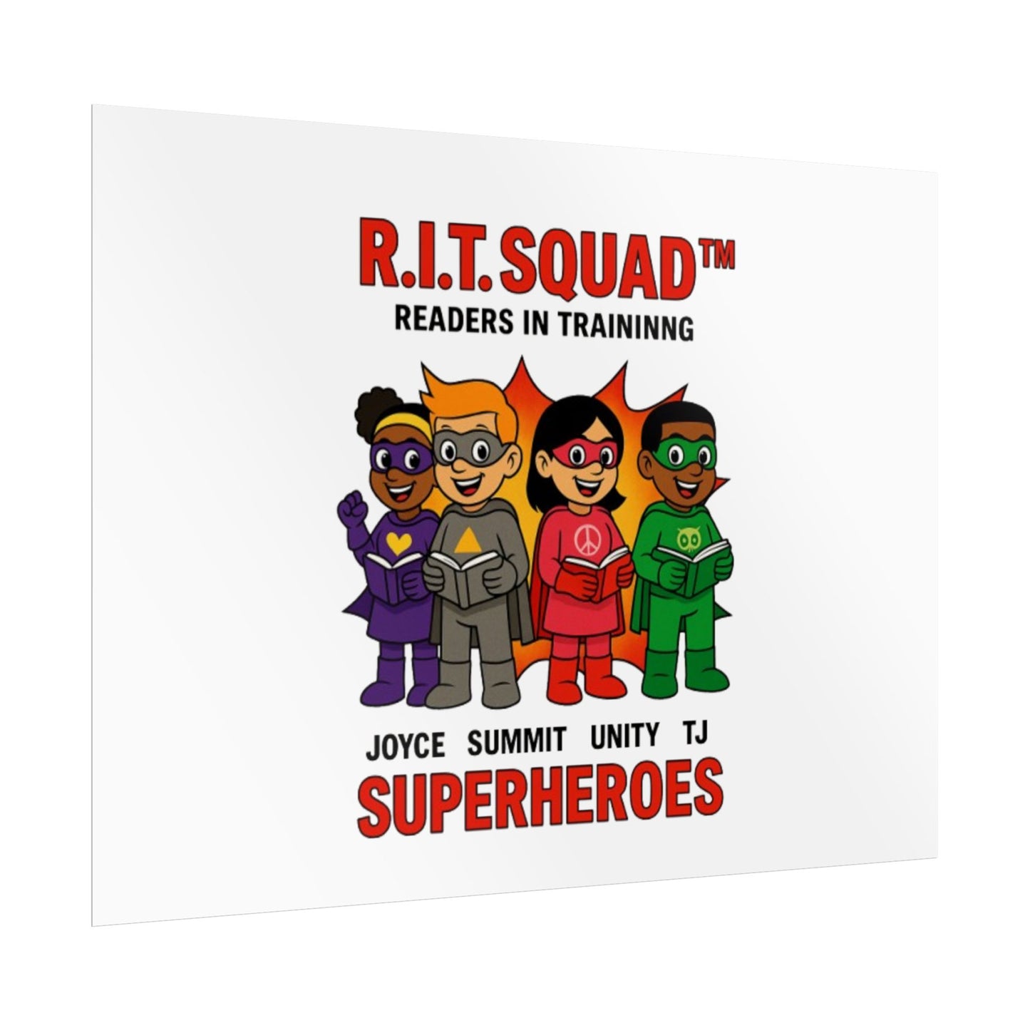 R.I.T. SQUAD Readers In Training™ Poster