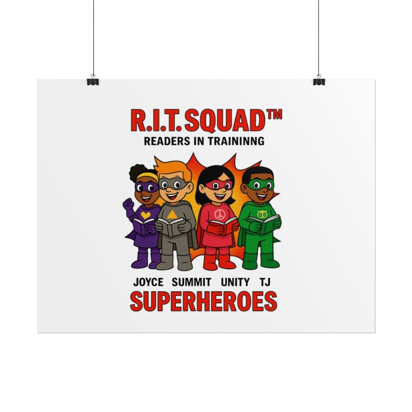 R.I.T. SQUAD Readers In Training™ Poster
