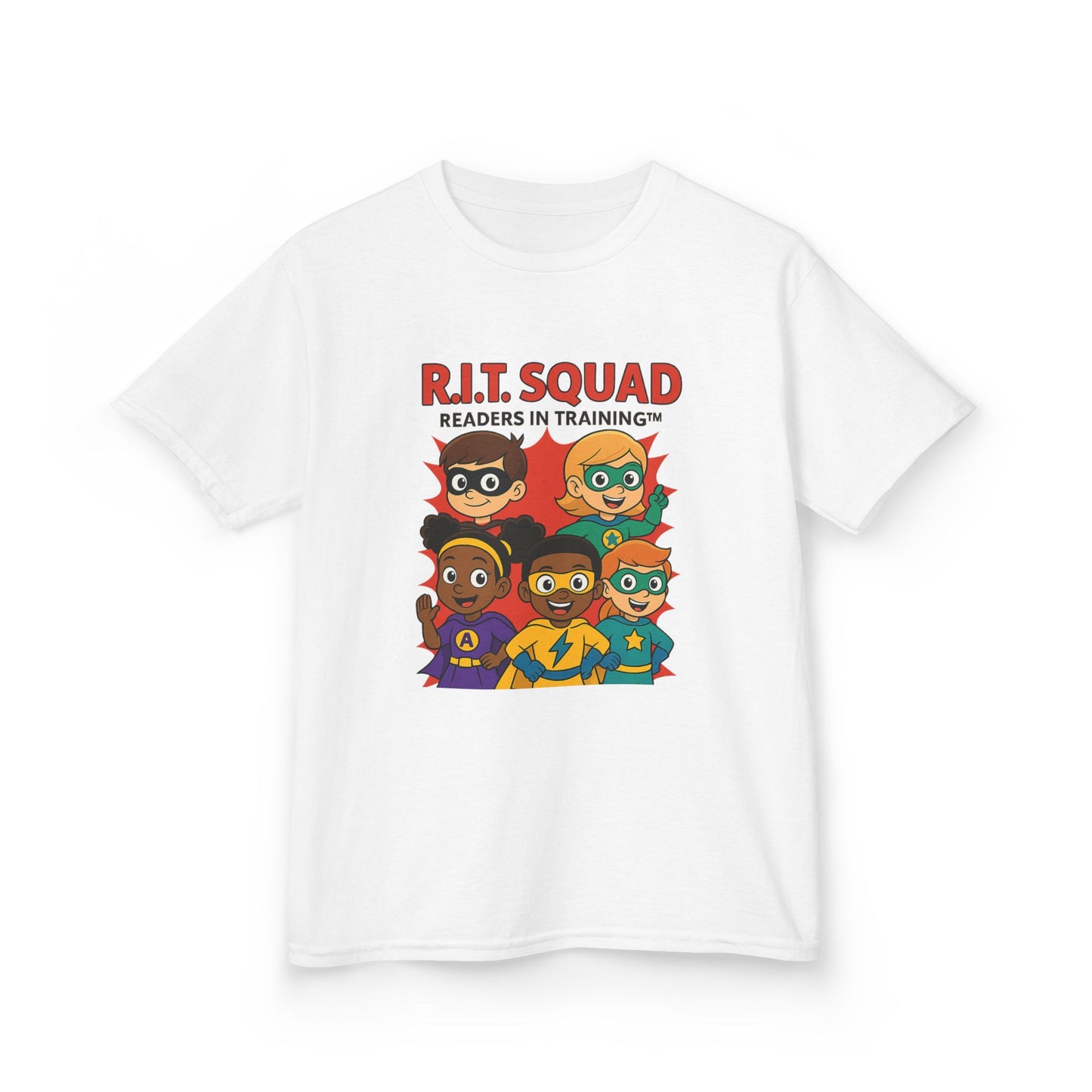 R.I.T. SQUAD™ Youth Superhero T-Shirt – Readers in Training™ Edition