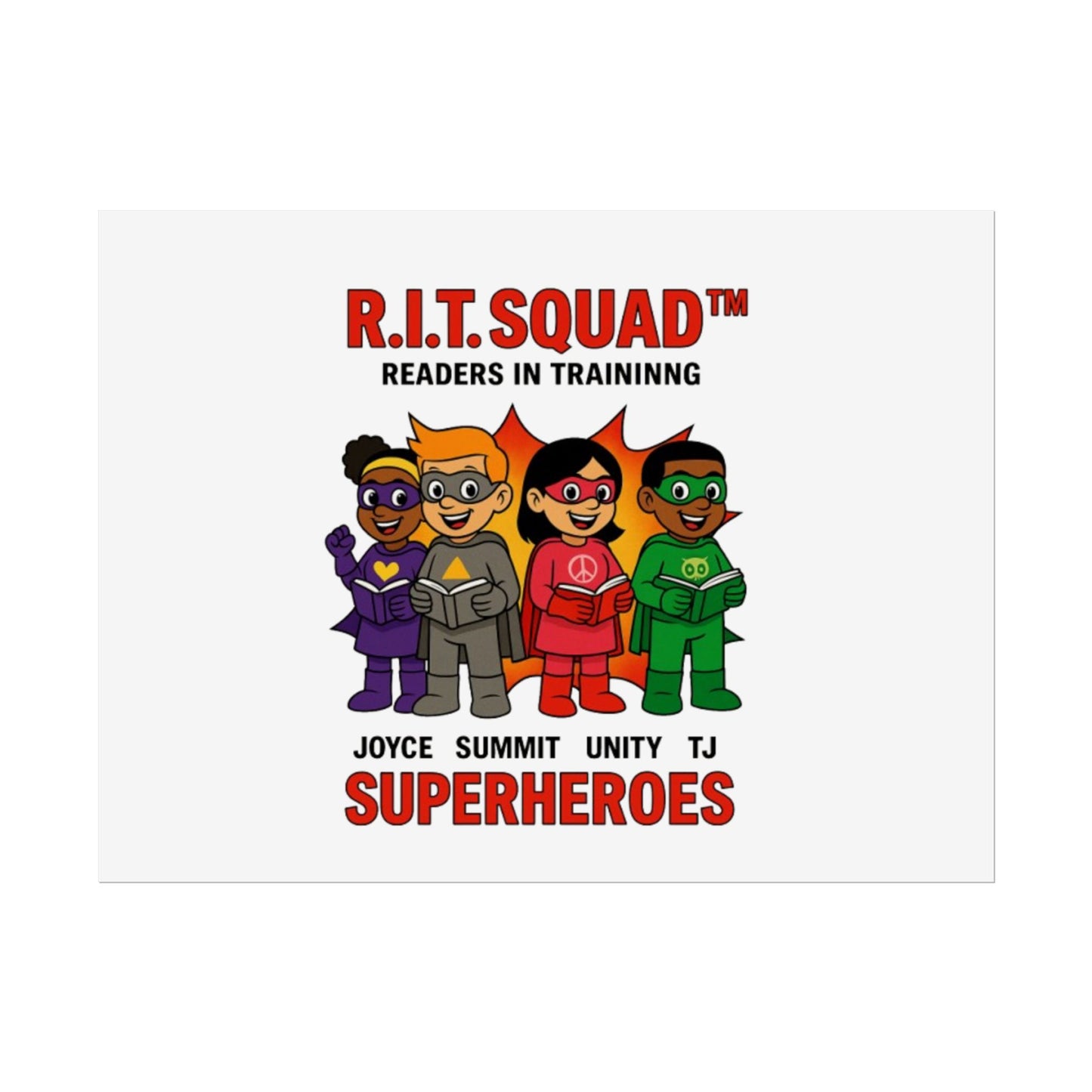 R.I.T. SQUAD Readers In Training™ Poster