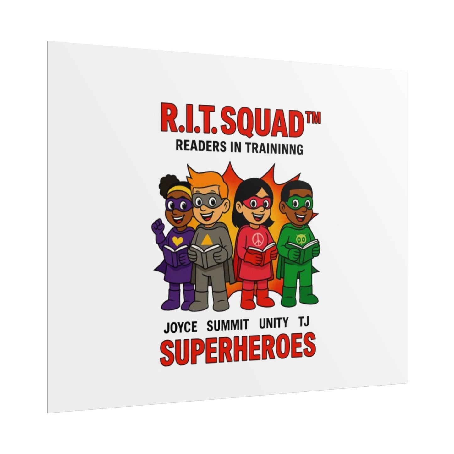 R.I.T. SQUAD Readers In Training™ Poster