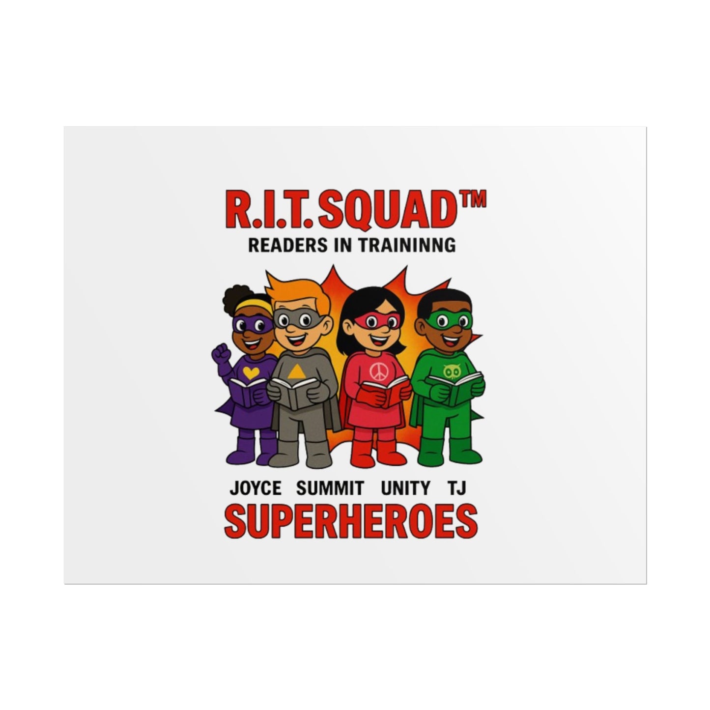 R.I.T. SQUAD Readers In Training™ Poster