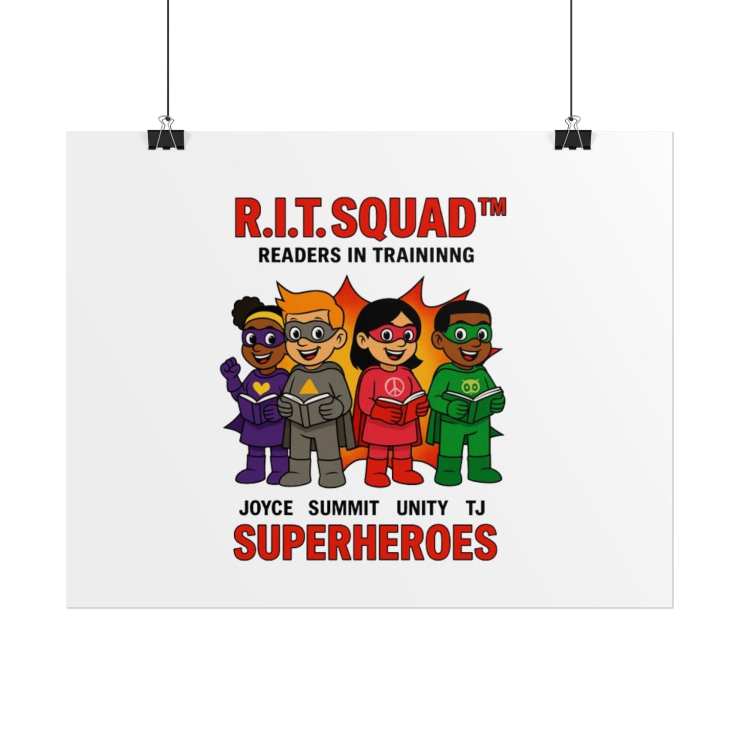 R.I.T. SQUAD Readers In Training™ Poster