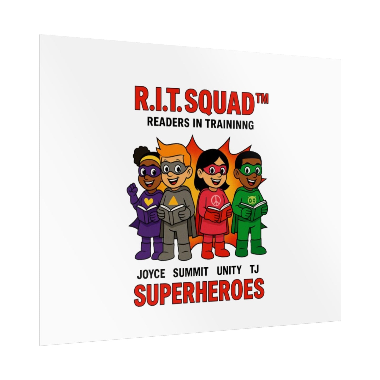 R.I.T. SQUAD Readers In Training™ Poster