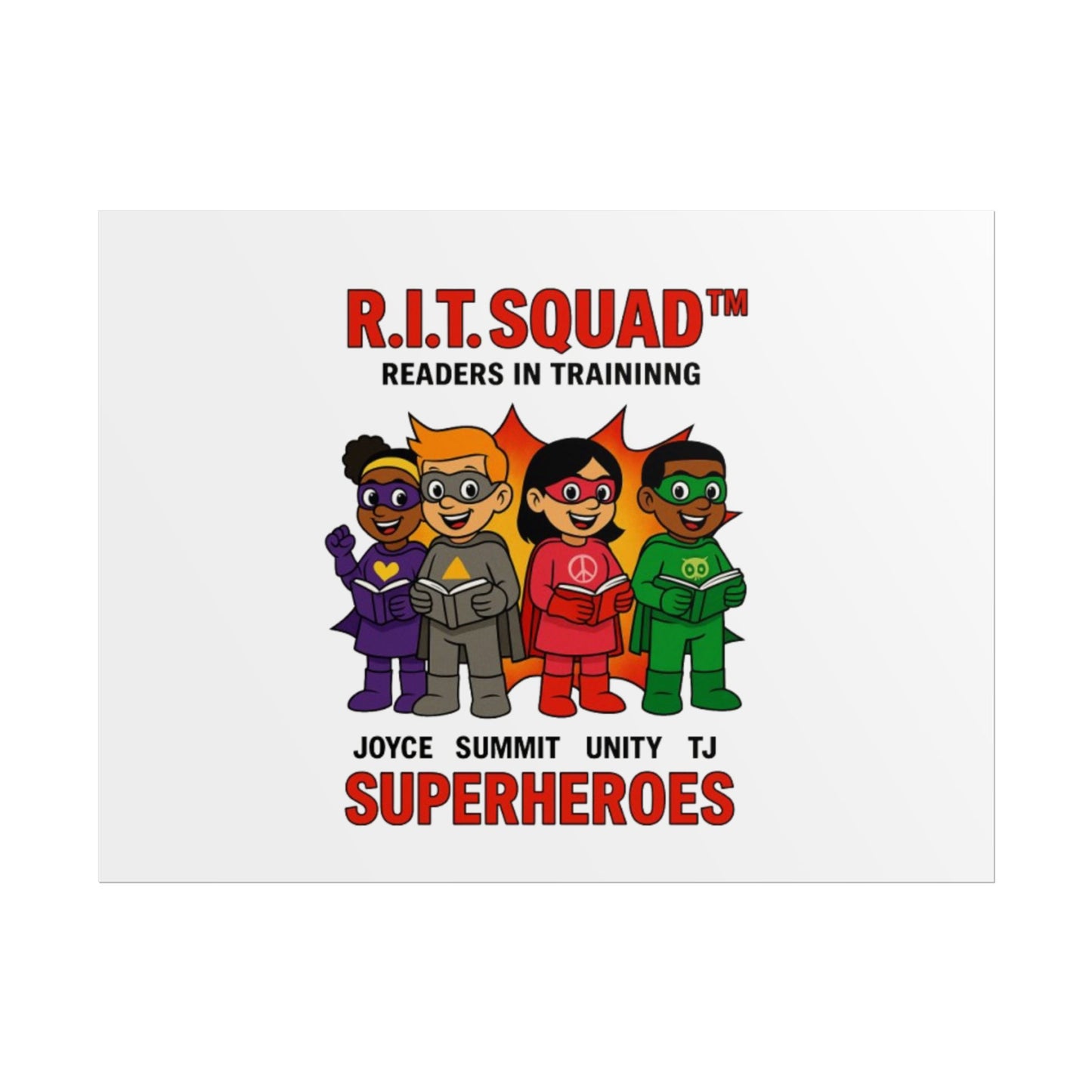 R.I.T. SQUAD Readers In Training™ Poster