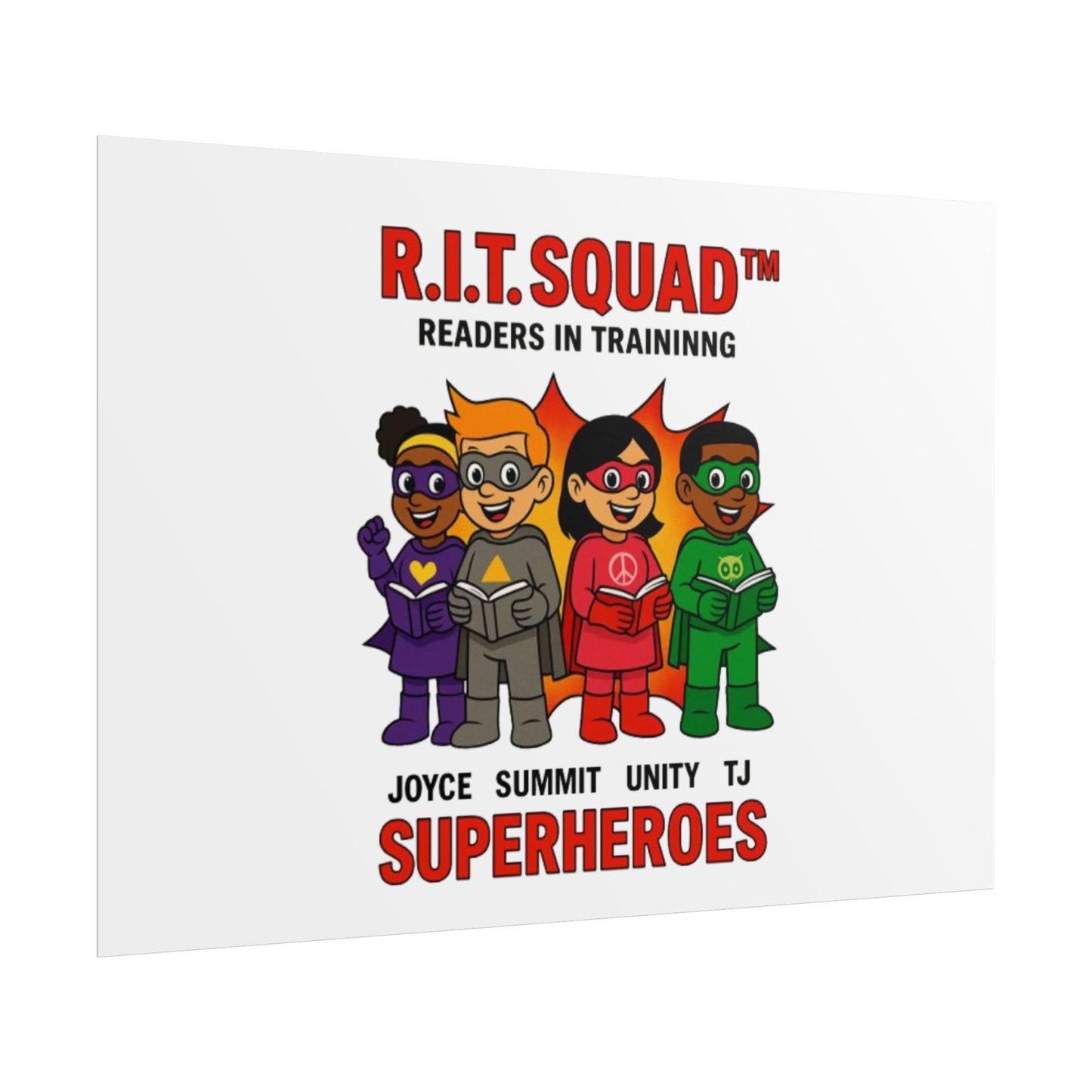 R.I.T. SQUAD Readers In Training™ Poster