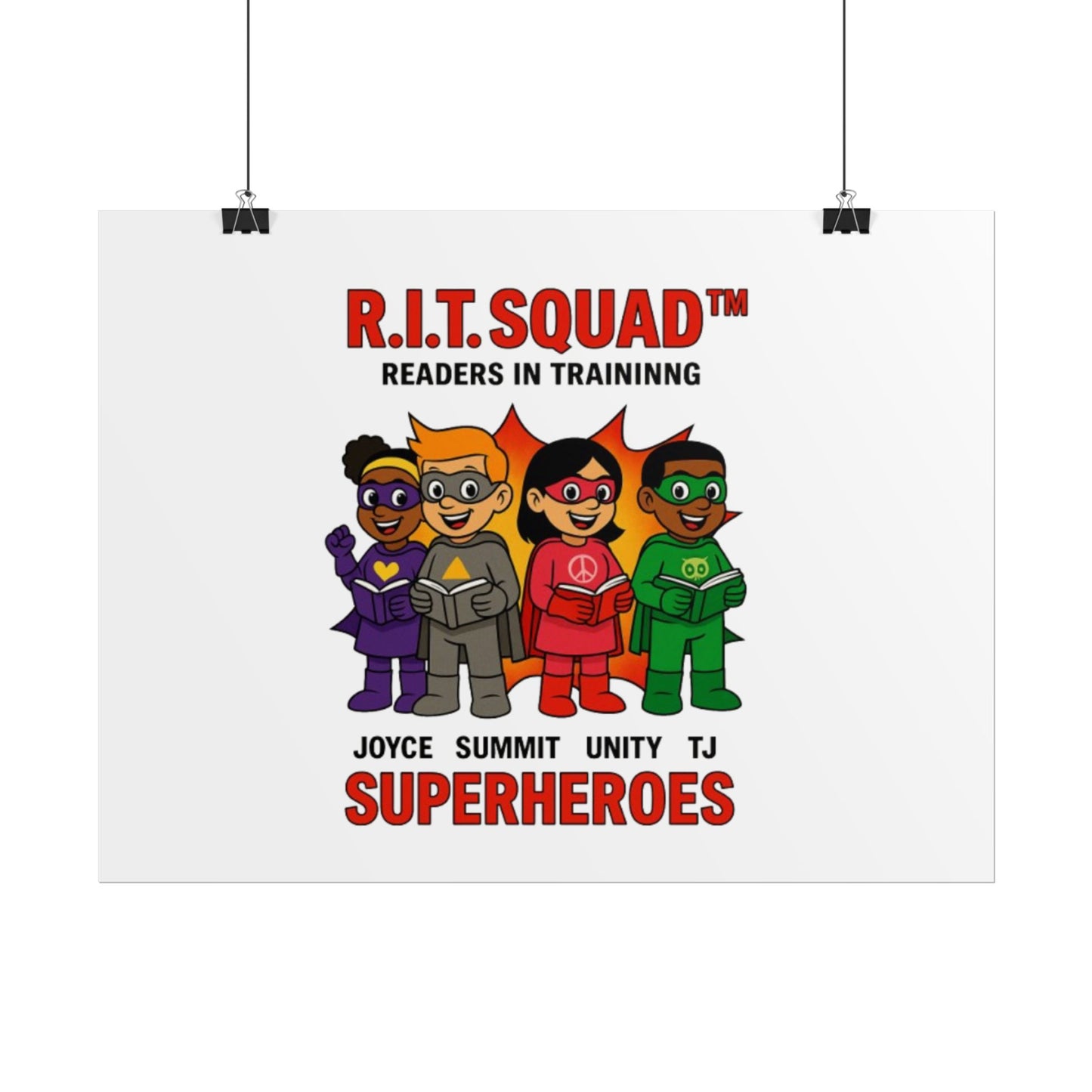 R.I.T. SQUAD Readers In Training™ Poster