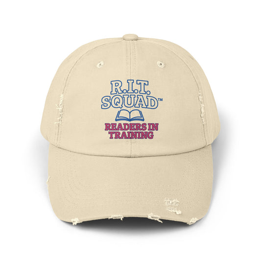 R.I.T. SQUAD Readers In Training™ Distressed Cap