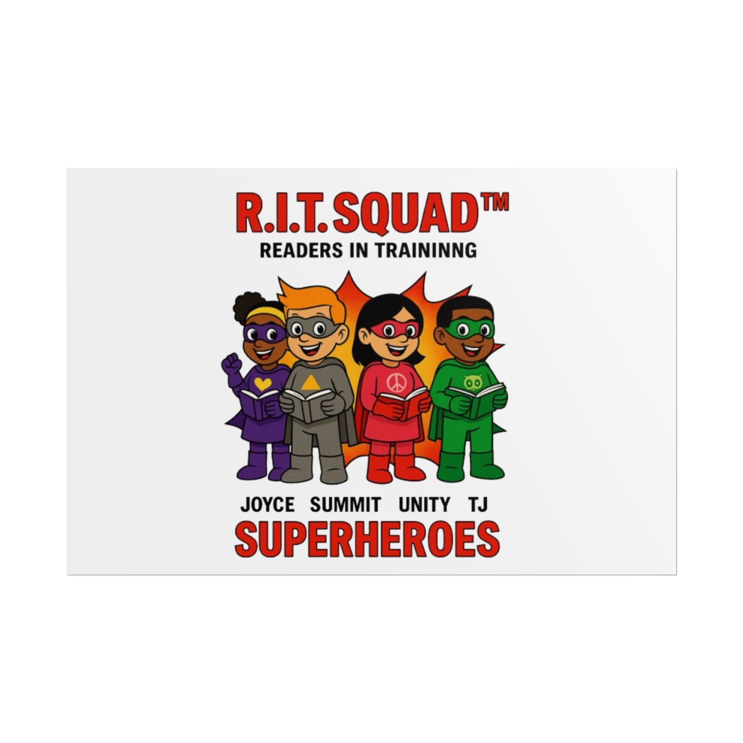 R.I.T. SQUAD Readers In Training™ Poster