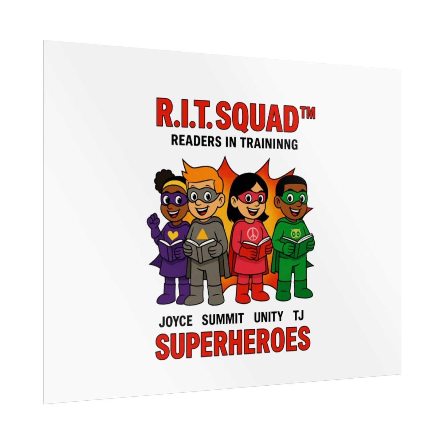 R.I.T. SQUAD Readers In Training™ Poster